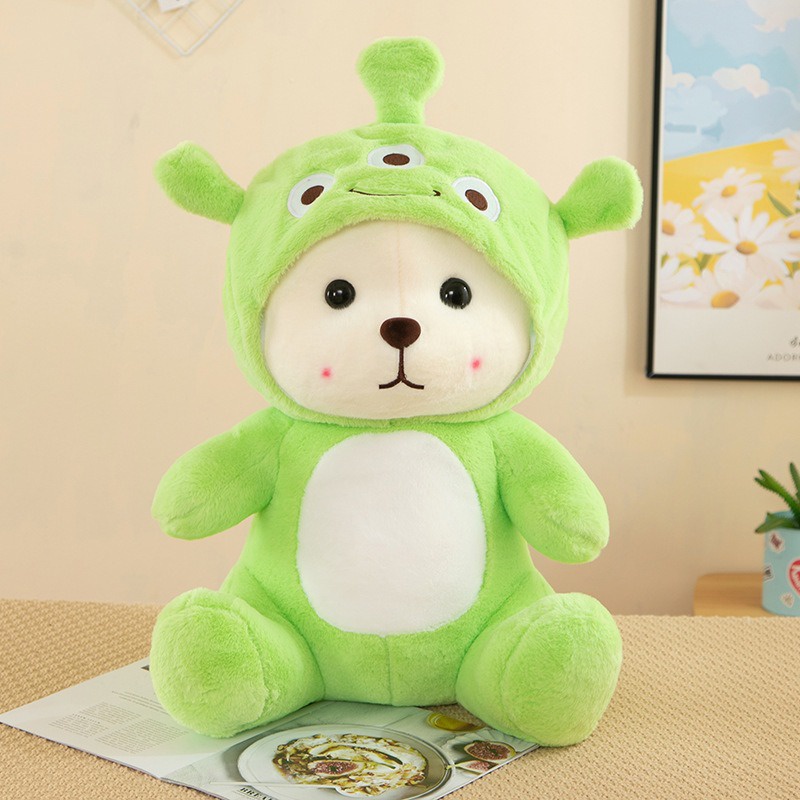 Thú Nhồi Bông Hình Gấu Hoạt Hình Xinh Xắn Sáng Tạo