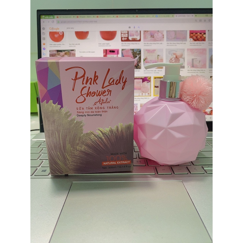 Sữa tắm xông trắng truyền trắng Pink Lady 300ml dưỡng da dưỡng ẩm cho da nhạy cảm | BigBuy360 - bigbuy360.vn