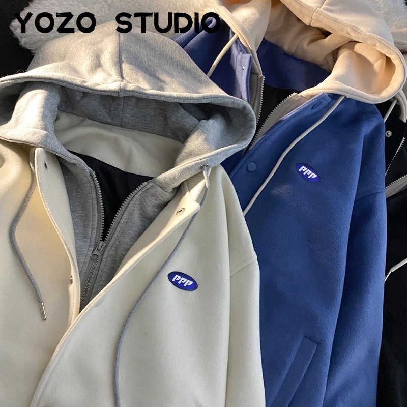 RUICHE Áo Khoác hoodie áo khoác nữ zip hoodie casual unique comfortable Fashion WWY23A0MUK 43Z231023