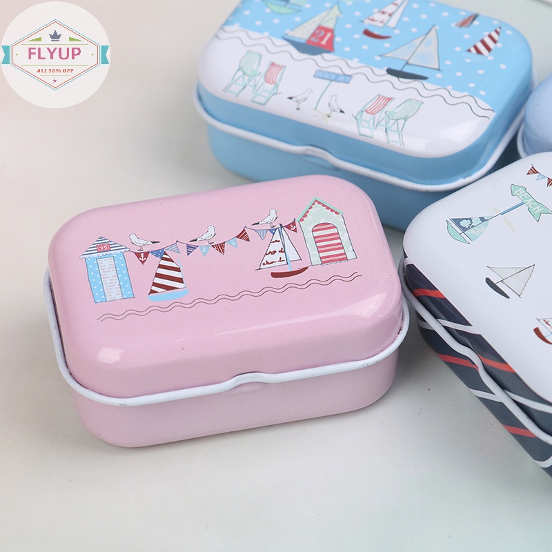 Flyup Hộp Đựng Trang Sức mini Hình Chữ Nhật Đi Biển vn
