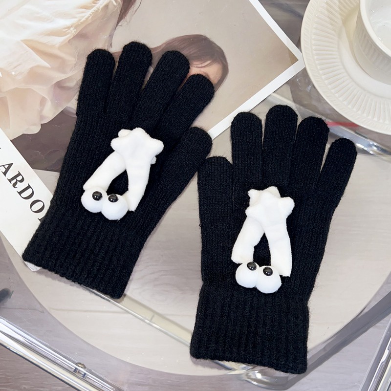 Găng Tay Dệt Kim Từ Tính Mềm Mại Giữ Ấm Mùa Đông Có Thể Dùng Màn Hình Cảm Ứng Dành Cho Nam Nữ
