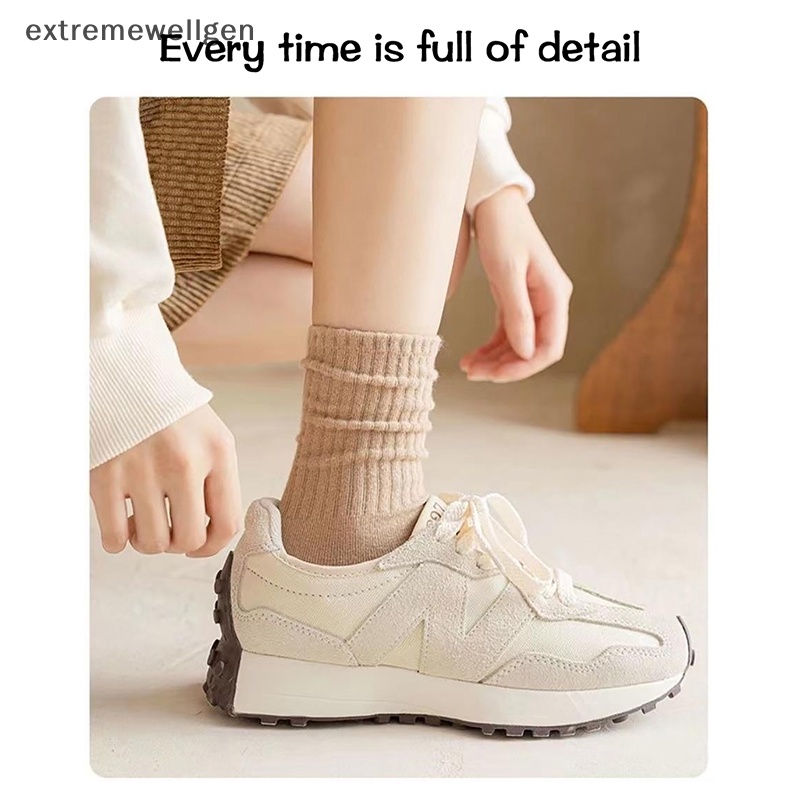 Vớ Kaki Màu Trắng Trơn Thời Trang Cho Nữ