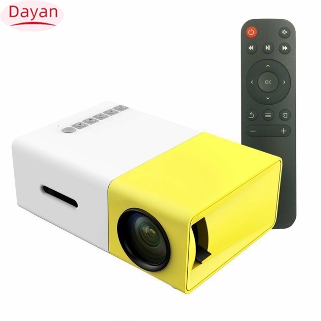 2023!! Máy Chiếu mini yg300 hd 1080p Thông Minh Kèm Điều Khiển Từ Xa