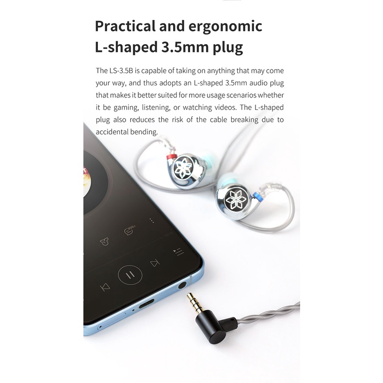 Fiio Dây Cáp Nối Micro ls-3.5b Với Giắc Cắm 3.5mm 0.78mm 2pin Cho fd11 fd3