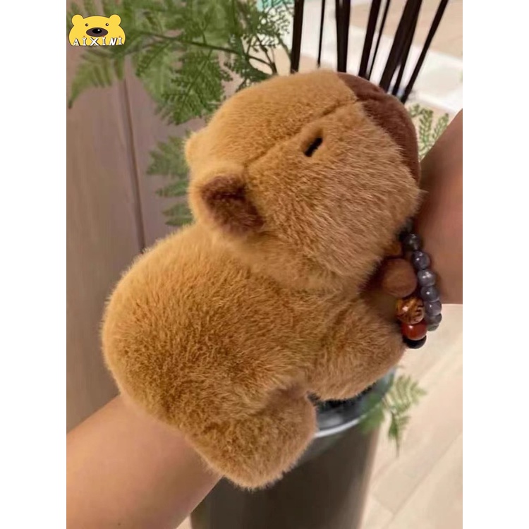 Aio Móc Khóa Hình capybara Nhồi Bông Đáng Yêu