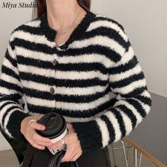 Miya Studio Áo Len áo khoác cardigan áo Christmas áo khoác Noel Giáng Sinh Cổ điển Popular Fashion Thể thao WMY23A0Y29 43Z231027