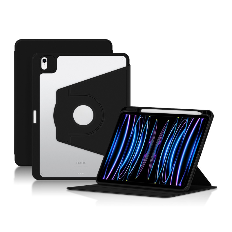 360° Bao Da pu Máy Tính Bảng Nắp Lật Xoay Cho ipad 10th gen air 4 5 10.9 inch 2023 ipad 10.2 9.7 gen9 pro 11 1st 2nd 3th 4th gen Ốp