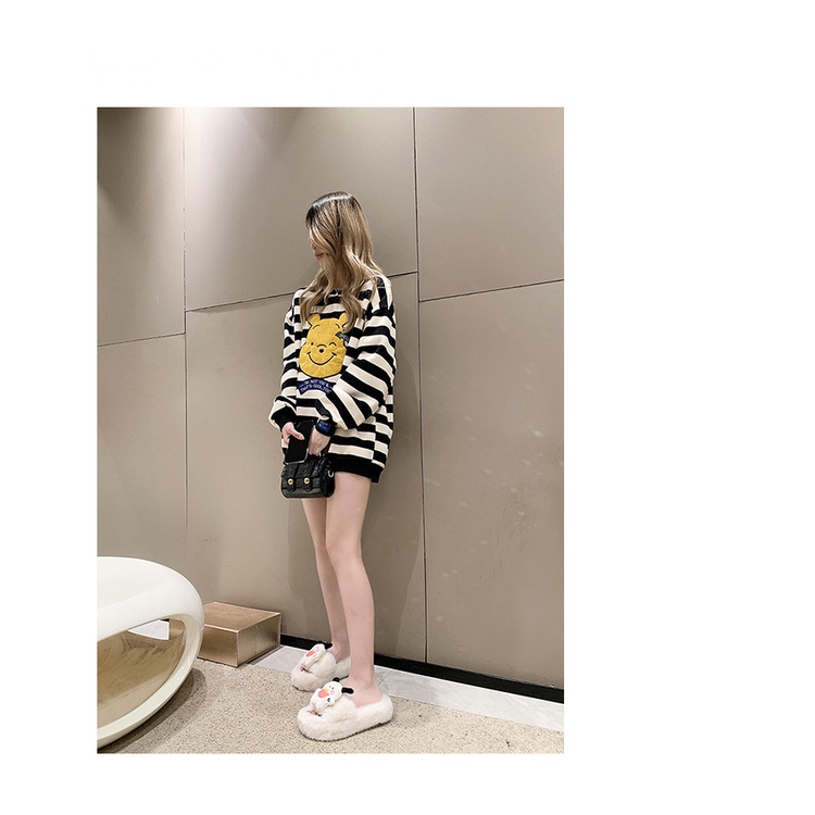 TOTOK  dép lông dép bông Đế Dày dép quai hậu đế cao 2023 hot trend Lịch lãm Thoáng khí Đẹp Đẳng cấp FMR23902ZD 44Z231031