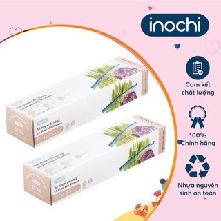Hộp 20 Túi zipper đa năng Inochi - Shinshen 3L(có khoá kéo loại đáy mở rộng)