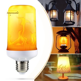 Bóng Đèn led e27 5w 4 Chế Độ Hiệu Ứng Ngọn Lửa Trang Trí