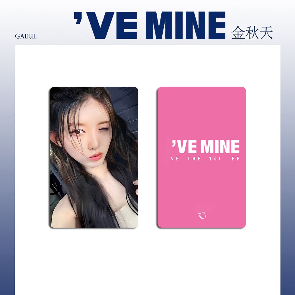 Bộ Hình Thẻ Nhóm Nhạc kpop I 'Ve mine am I' Ve 1st