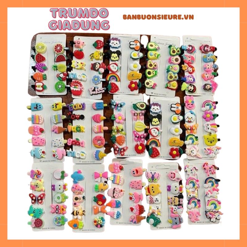 Set 10 kẹp tóc cho bé yêu cực xinh