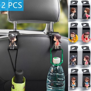 Móc Nhỏ Treo Đồ Hoạt Hình Trang Trí Nội Thất Xe Hơi Cho Nữ