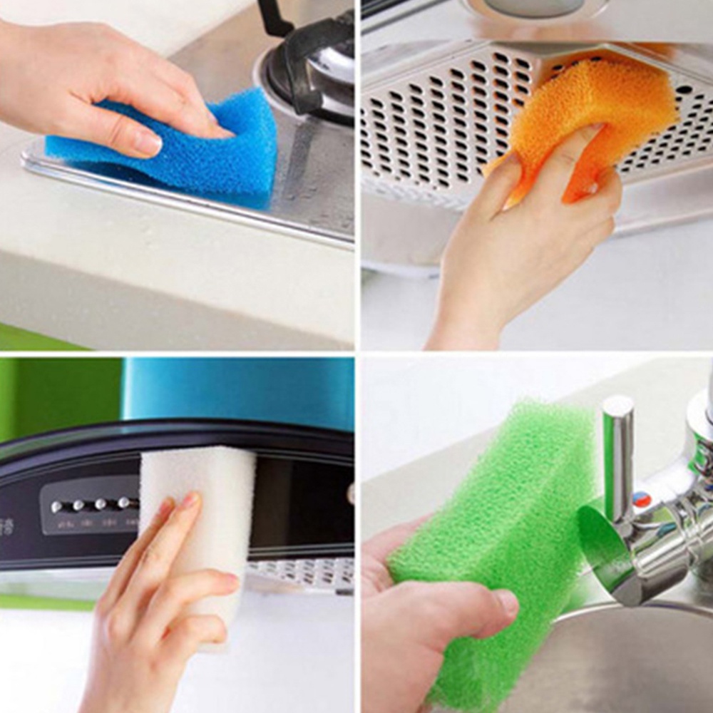 Silicone Scrubber Sponge Silicone Dish Sponge Reusable Kitchen Cleaning Sponge
