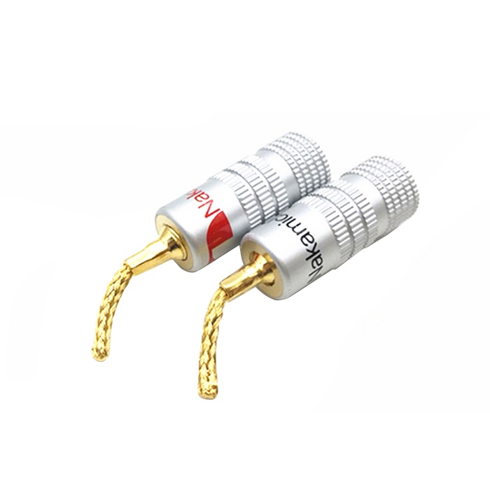 Jack Mỏ Chim Mềm Nakamichi Cao Cấp- Đầu jack cho dây Loa Audio