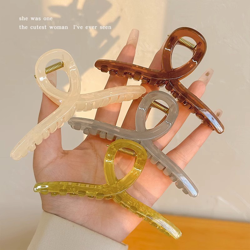 Kẹp Tóc Cá Mập Cỡ Lớn 11cm / 13cm / 15cm Thời Trang Hàn Quốc