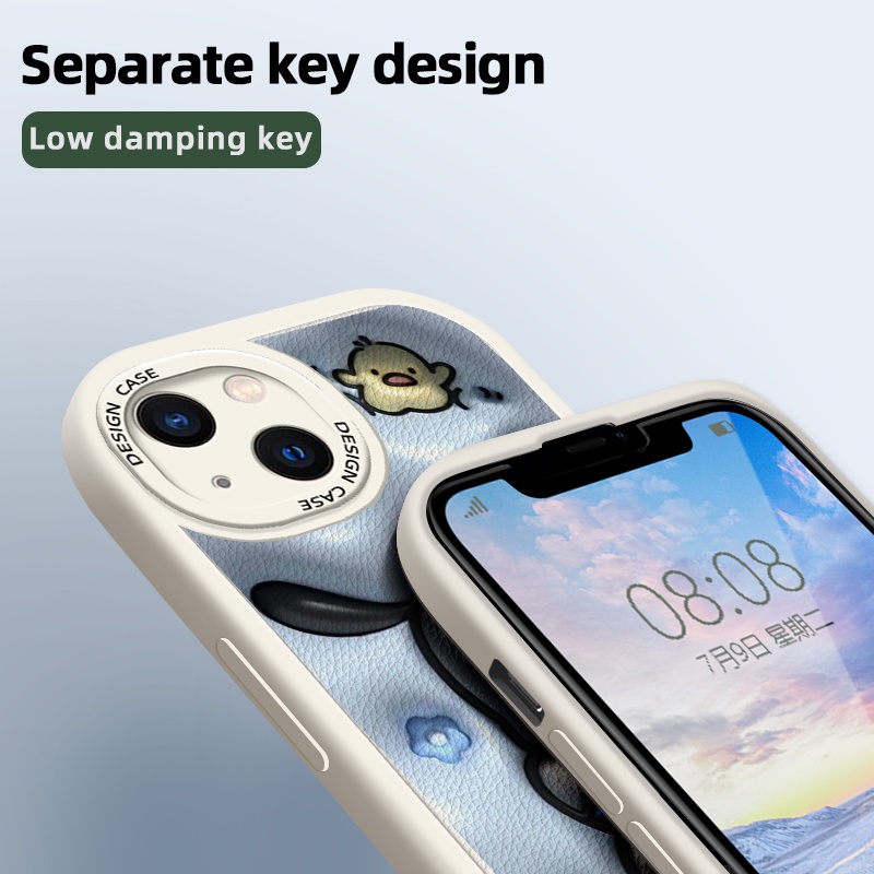 Bao Da Điện Thoại Họa Tiết Hoạt Hình 3d pochacco Cho iphone 15 pro max 15 plus 12 pro max 12 mini iphone 11 pro max Ốp