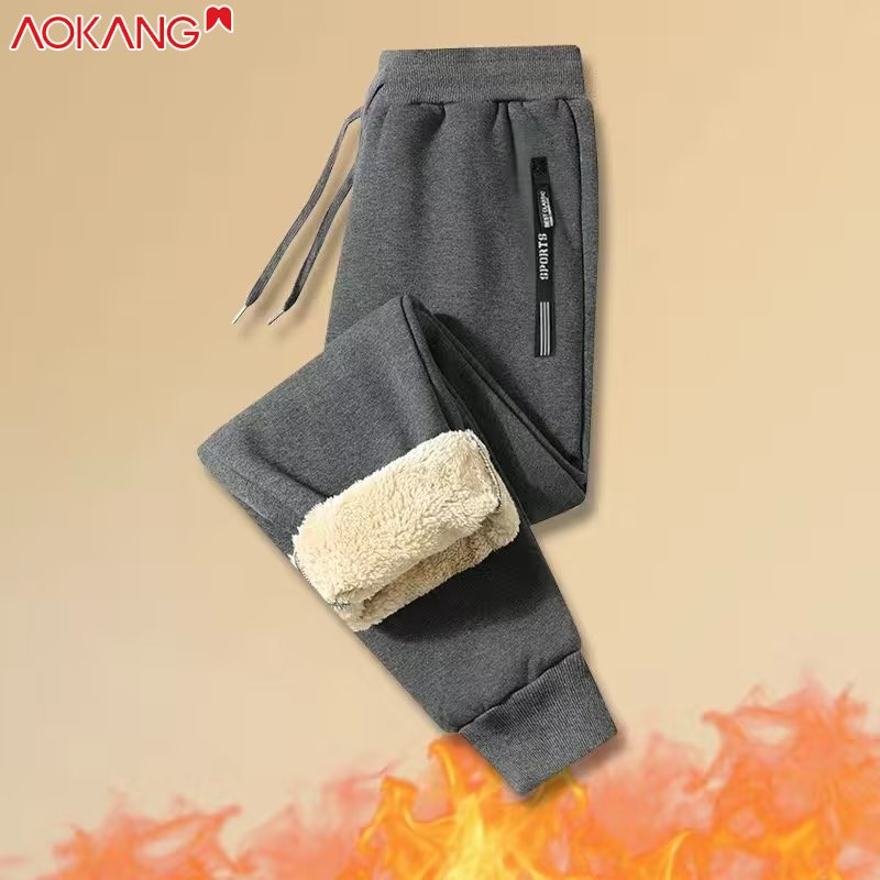 Quần Legging cotton Lông Cừu Dày Dặn Giữ Ấm Mùa Đông Cho Nam