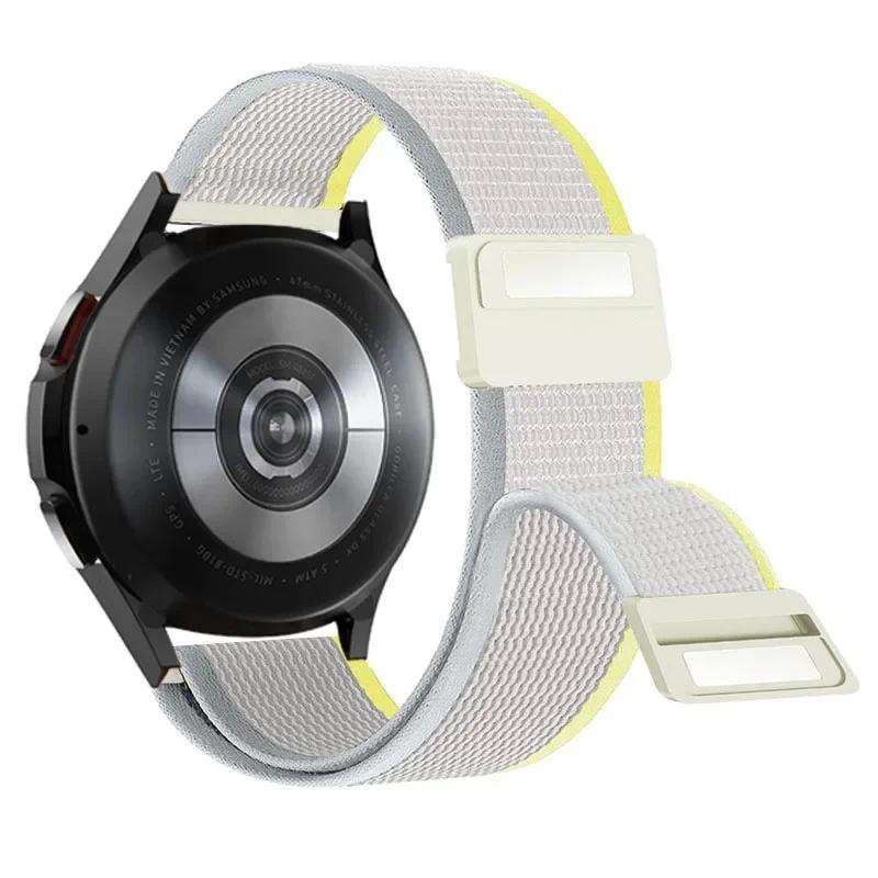 Dây Đeo nylon 18 / 20 / 22mm Cho Đồng Hồ Thông Minh samsung galaxy watch 4 6 40mm 44mm 6 classic 43 47mm 5 pro 45mm huawei gt 2
