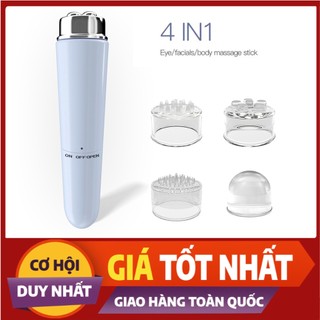 Máy massage mặt cầm tay 4 đầu kiểu bút