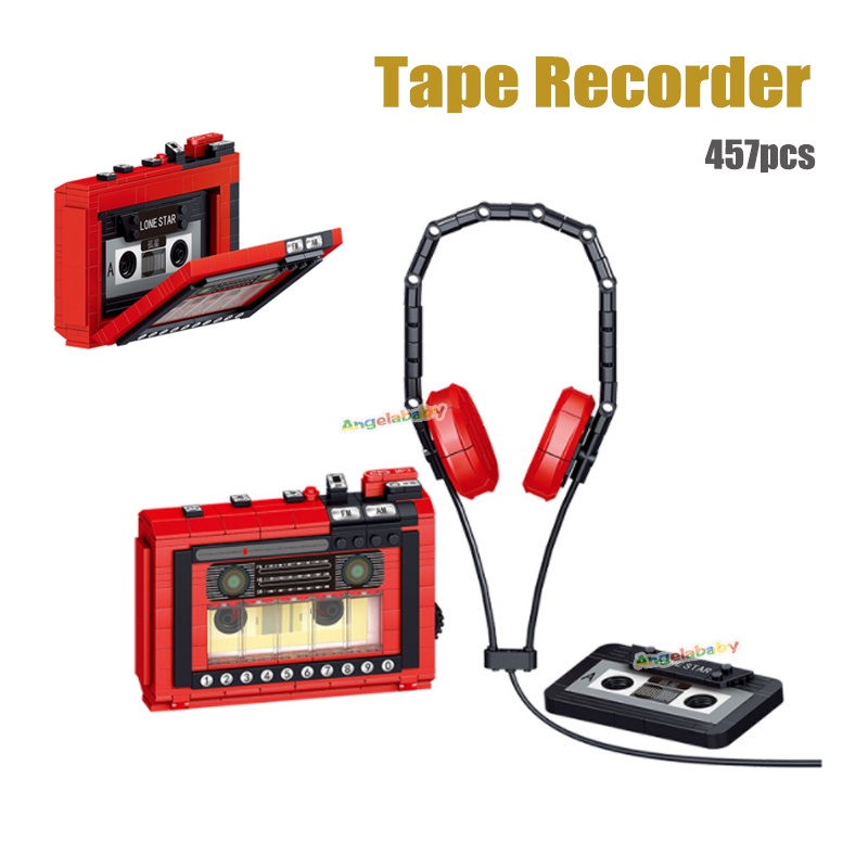 Đồ Chơi Mô Hình Máy Thu Âm radio moc mini Phong Cách retro Cho Trẻ Em