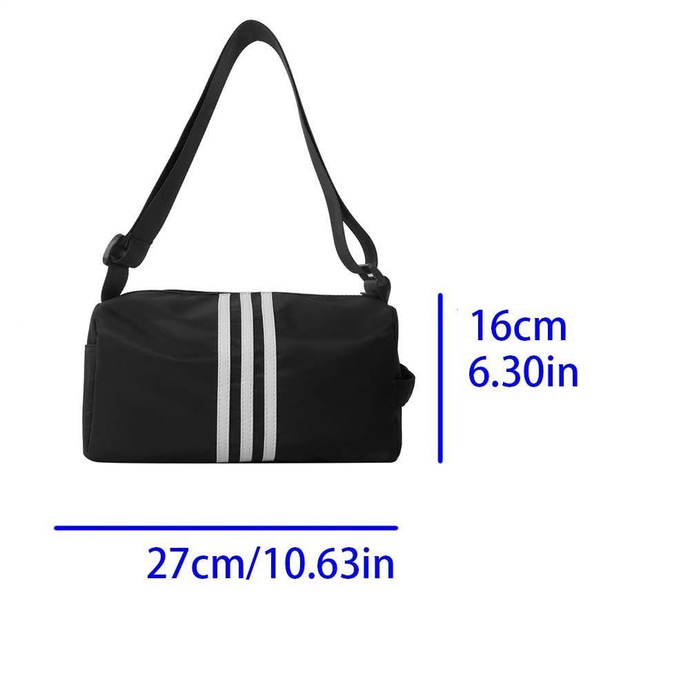 Shanhai Túi Đeo Chéo nylon Màu Trơn Phong Cách Thể Thao Đơn Giản y2k Cho Nam / Nữ