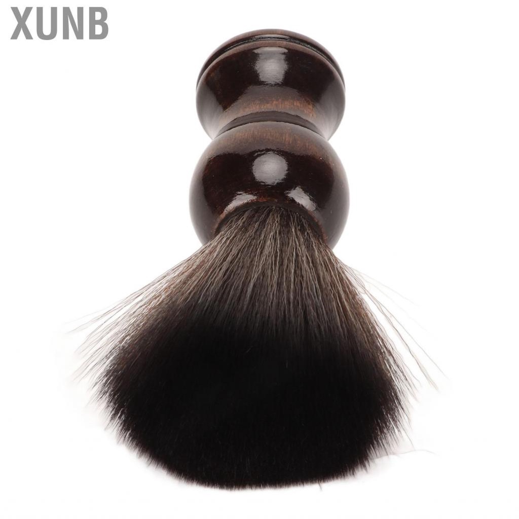 Xunb Beard Foam Brush Dirt  Nylon Soft Shave With Handle For Men BSU