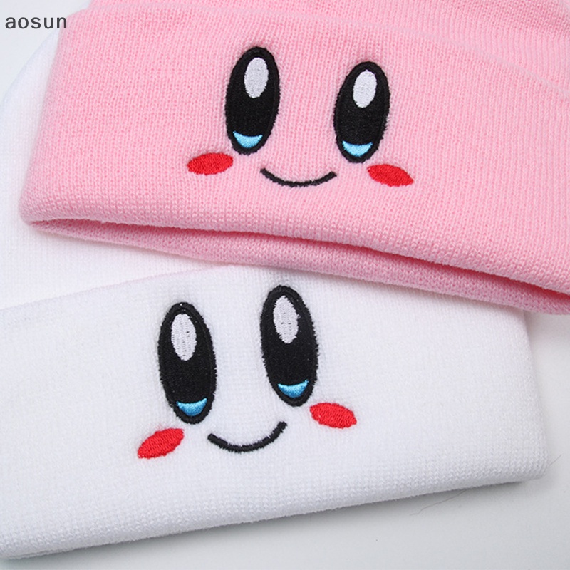 Aosun Mũ Beanie Dệt Kim Thêu Mặt Đầu Lâu Đơn Giản Cho Nam Nữ Trượt Tuyết en
