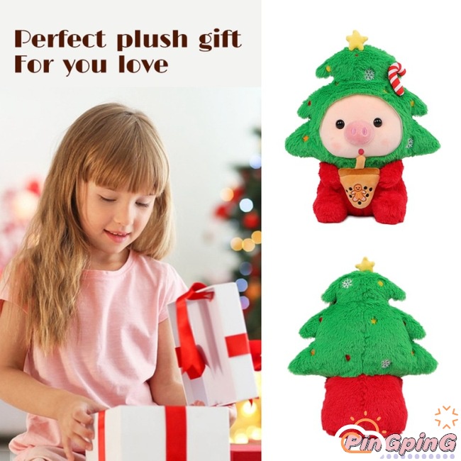 Túi Đựng Điện Thoại 2023new!!!! Heo Nhồi Bông 25cm Mềm Mại Dễ Thương Trang Trí Cây Thông Noel