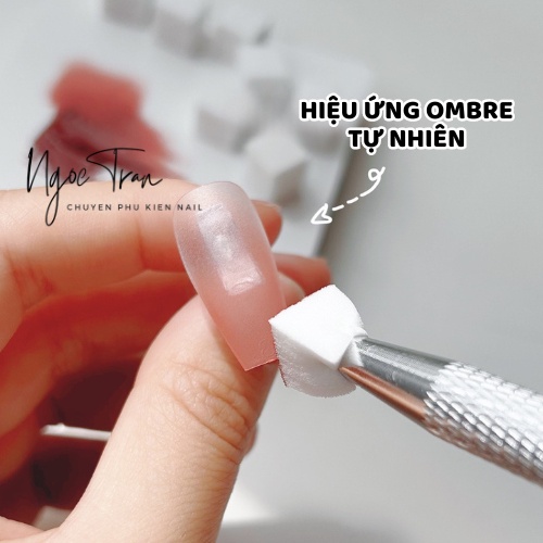 Bút Gắp Mút Dặm Ombre 4 Chấu | Kẹp Mút Ombre Trang Trí Móng Tay