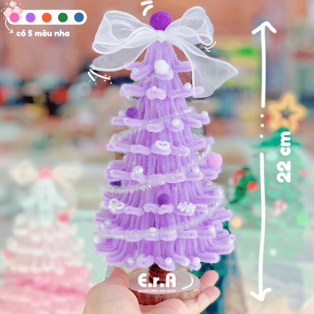 Set 50 / 100 Phụ Kiện Trang Trí Cây Thông Noel