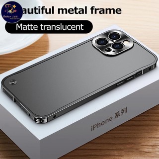  Ốp Điện Thoại Khung Kim Loại Sang Trọng Cho iPhone 13 12 11 Pro Max 