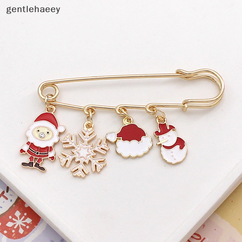 Gent Ghim Cài Áo Trang Trí Túi Xách Ôm Sát Hình Ông Già Noel Quà Tặng