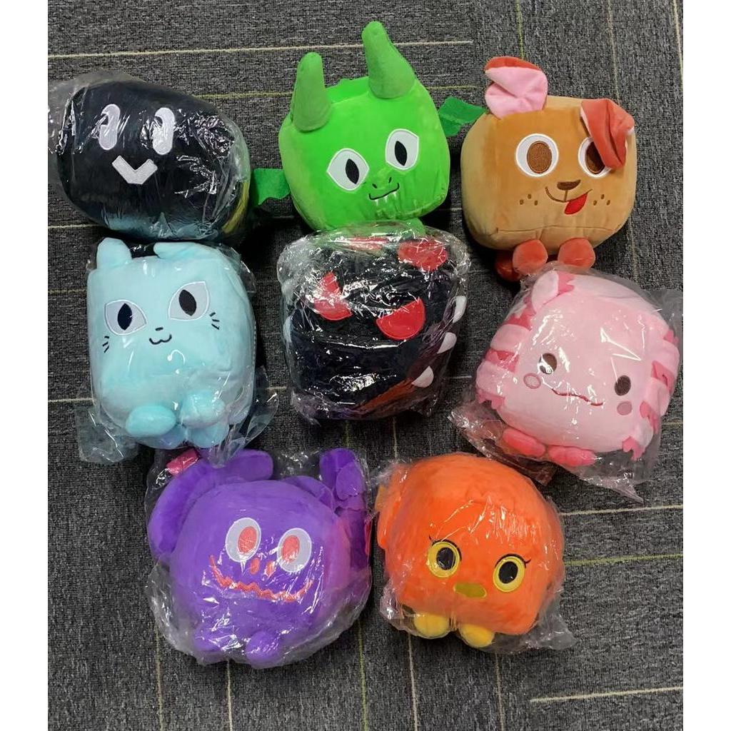 HYC Humey Blox Fruit Gấu bông Pet Simulator X Cat Thú nhồi bông hình mèo Axolotl cho bé pet simulator x