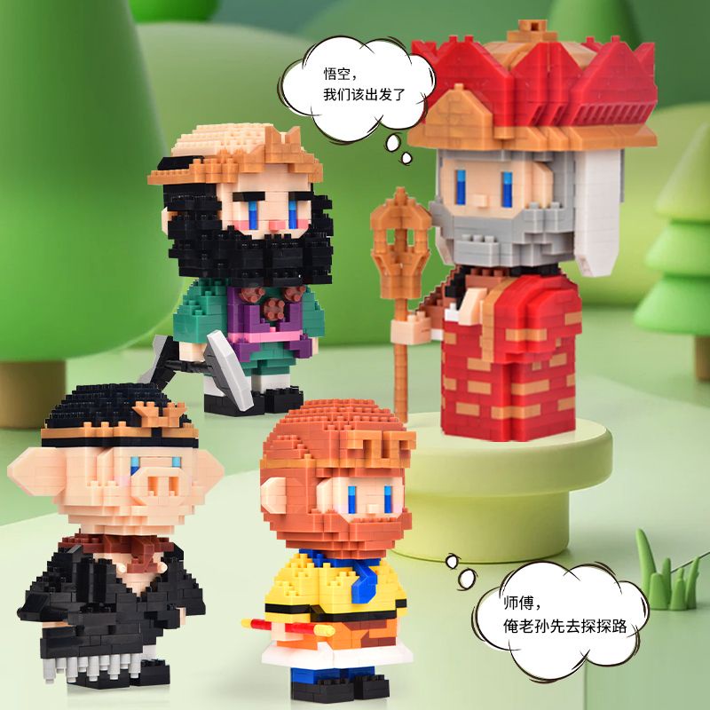 La Bàn Đồ Chơi lego Phong Cách Trung Quốc Hoạt Hình Phương Tây Sáng Tạo