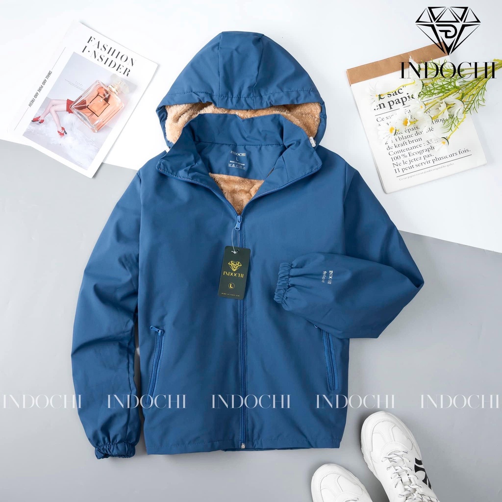 Áo Khoác Gió Lót Lông Nữ Cao Cấp Indochi - Áo Lót Lông Dày Dặn, Ấm Áp Cho Mùa Đông