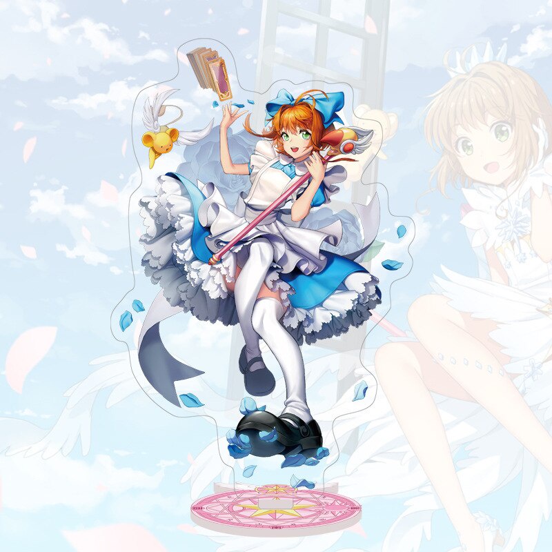 Mô hình Standee Thủ lĩnh thẻ bài Anime Cardcaptor Sakura Lisaoran Sakura Touya Yukito in hình các nhân vật dễ thương