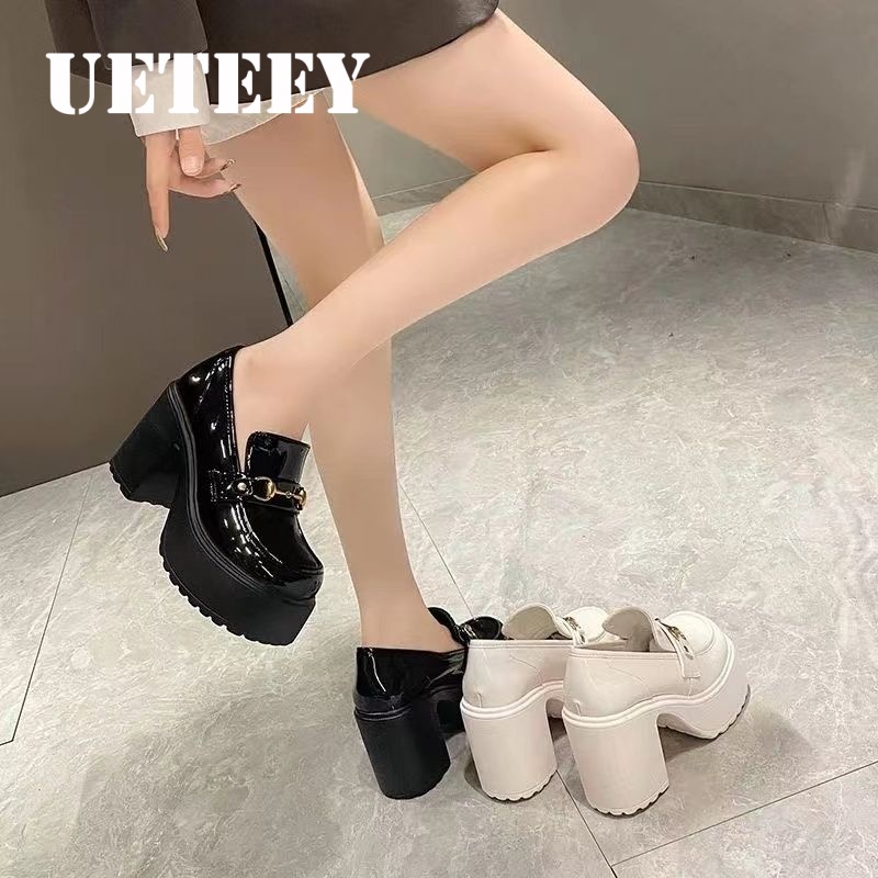 UETEEY  giày búp bê Mary Jane Lolita Đế da mềm đế êm thời trang Nhẹ nhàng Sang trọng Tự tin Điểm nhấn Tiện lợi FLF23B0PXB 46Z231118