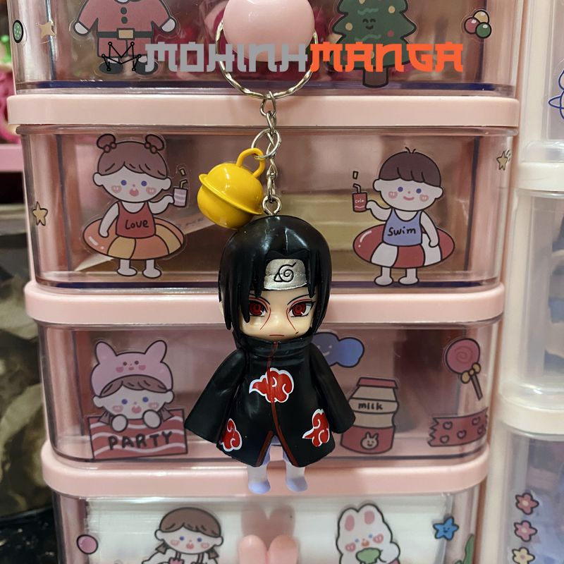 Móc khóa mô hình 12 nhân vật Naruto Kakashi Sasuke Itachi Gaara Sakura Minato Rock Lee Nara Shikamaru Hinata Boruto