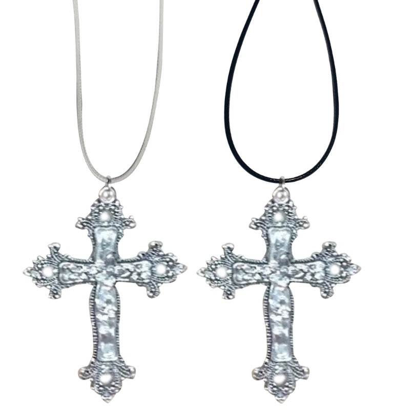 Vòng cổ Mặt Thánh Giá Phong Cách gothic Thời Trang Cho Nam Và Nữ