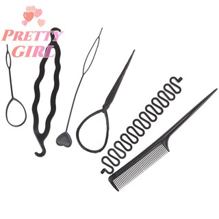 Bộ 6 Dụng Cụ Uốn Tóc Cho Bé Gái