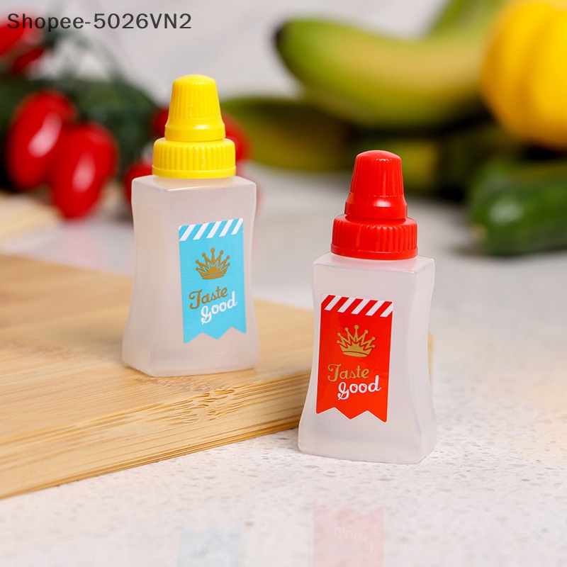 Set 1 / 4 Lọ Đựng Sốt Cà Chua / Dầu / salad mini Di Động