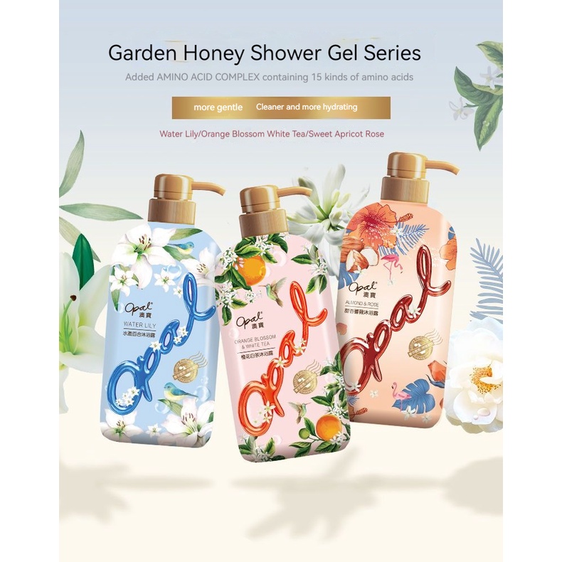 Opal Sữa tắm Hương thơm lâu dài, giữ ẩm, giữ ẩm axit amin sữa tắm