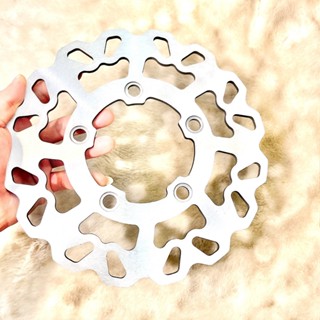 [ ĐĨA CARBON KHÔNG RỈ SẮT ]_Đĩa thắng sau EX150/155 mẫu phay Vành bông size 220mm, dày 4.5mm_Gắn mâm zin 5 lỗ