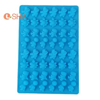 Khuôn silicon mềm 48 lỗ hình khối lsha / khủng long đa dạng