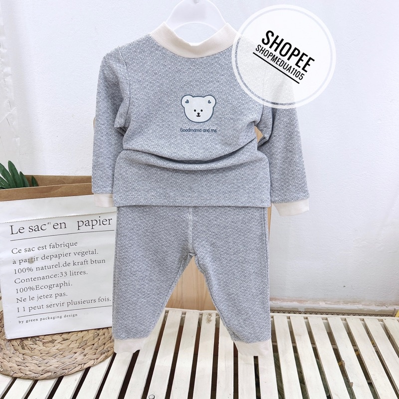 Bộ giữ nhiệt dài tay Goodmama cho bé