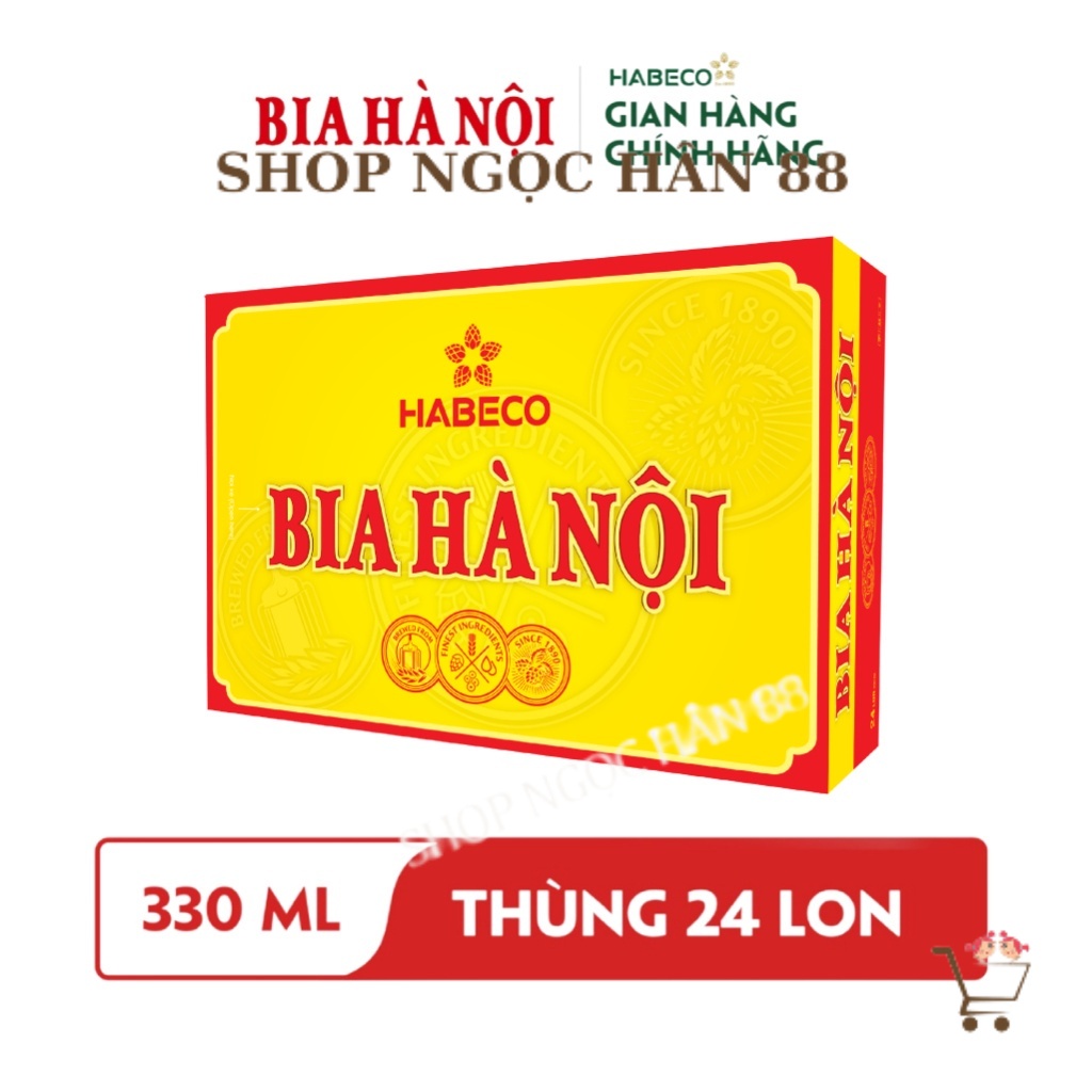 Thùng 24 lon Bia Hà Nội -