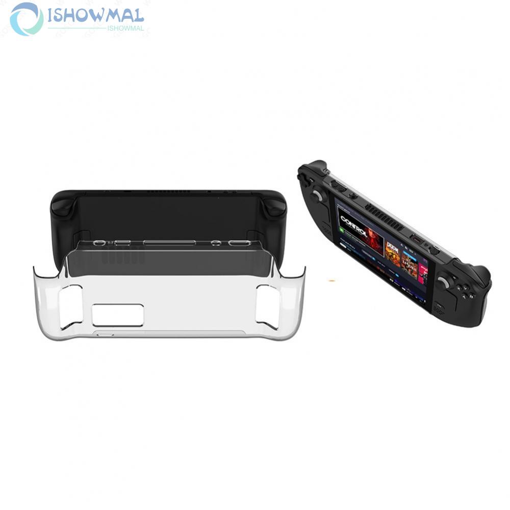 PC 1 Pcs Crystal Protective Cases For Steam Deck Host Split Transparent-New In 11-
