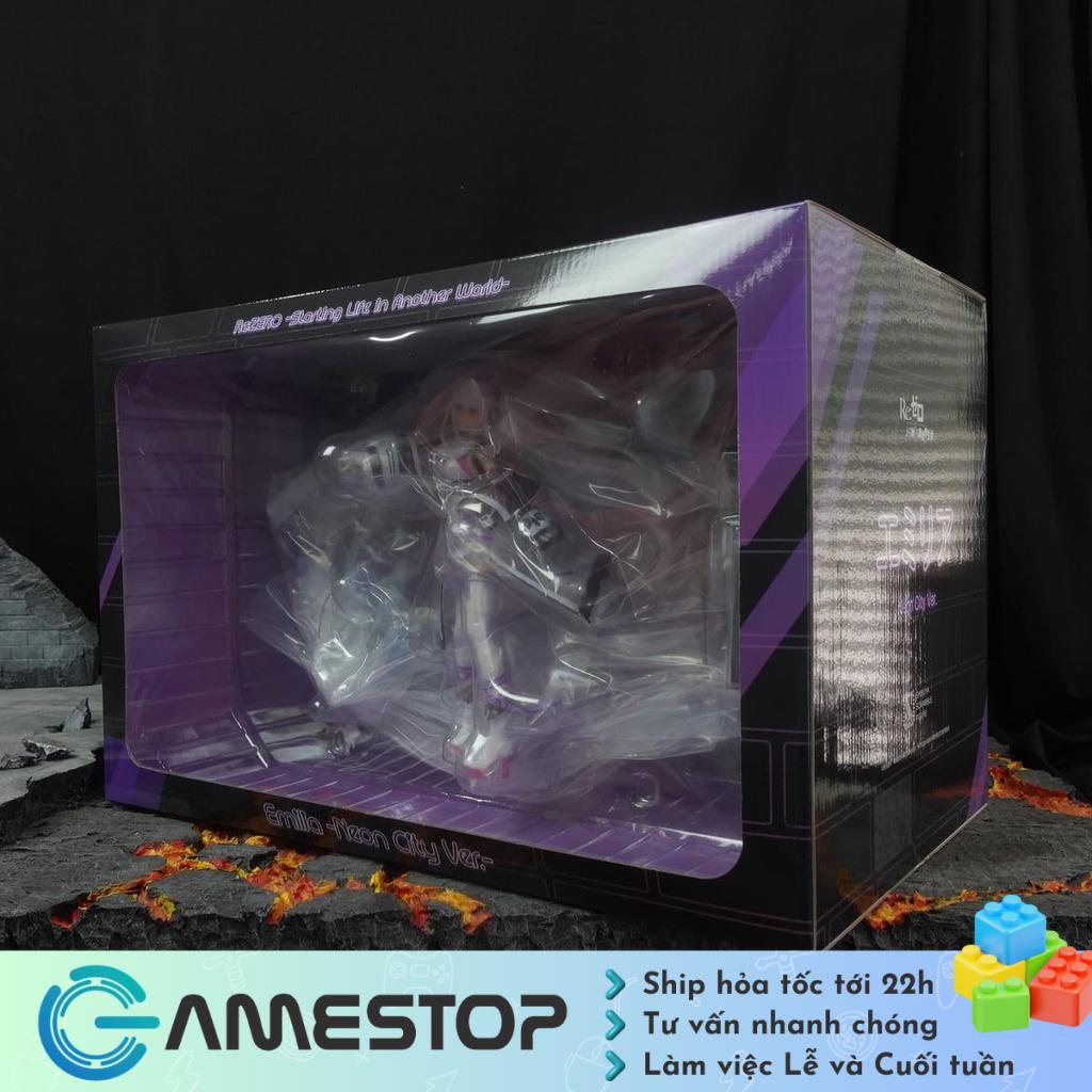 Mô hình Alpha Satellite Shibuya Scramble nhân vật Emilia Neon City Ver dòng Re Zero 1/7 scale figure nguồn Nhật RZAS03