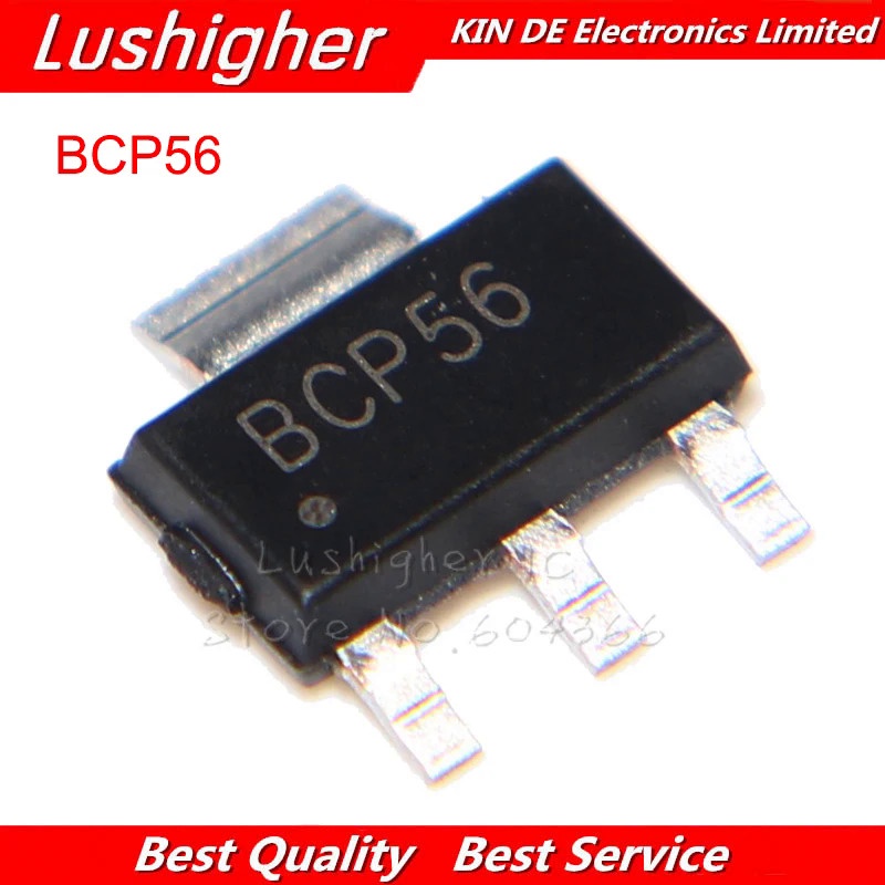 50 BCP56 SOT223 BCP56T1G SOT-223 SMD Transistor NPN